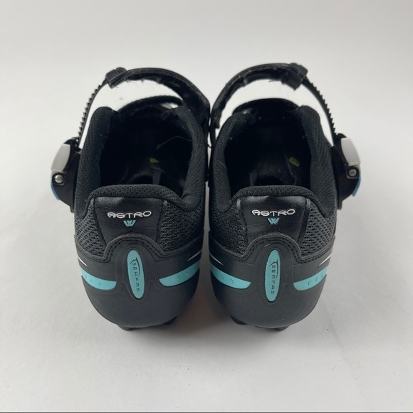 Serfas Astro Womens Cycling Shoes Black Clip On Size 6.5 - Picture 4 of 9